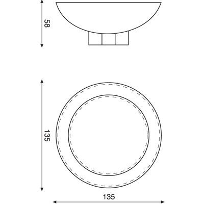 Dimensioni ciotola autolivellante LX103