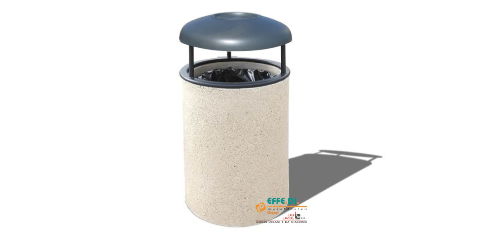 Cestini portarifiuti circolari Cosenza e Ancona