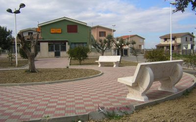 Comune di Soleminis Cagliari Panchine con schienale