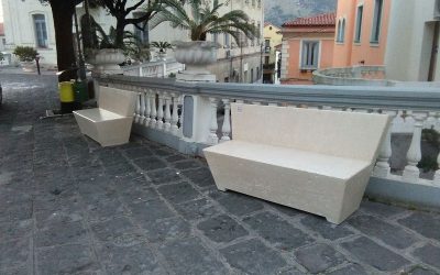 Comune di Maratea PZ , panchina trapezoidale Orione