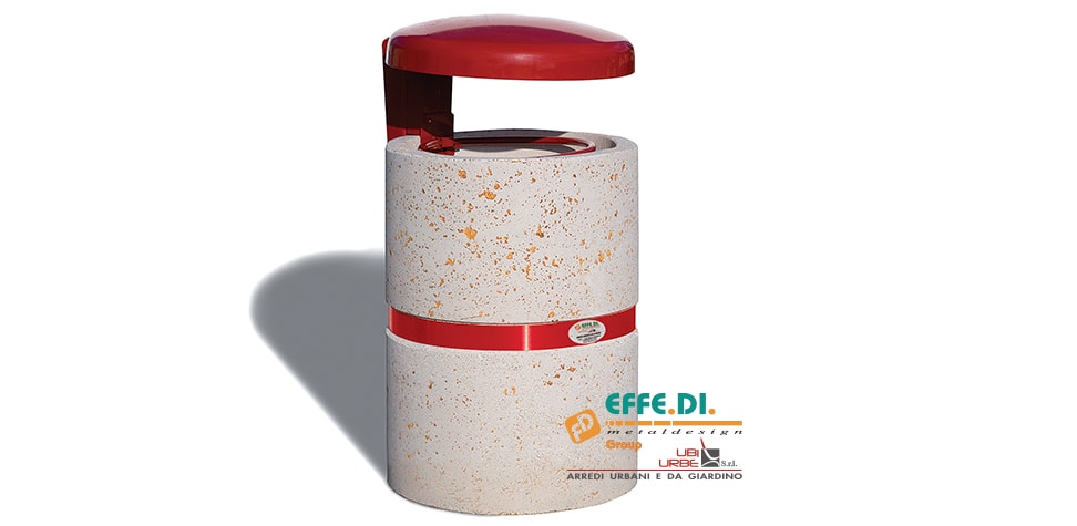 Cestini portarifiuti circolari Ancona